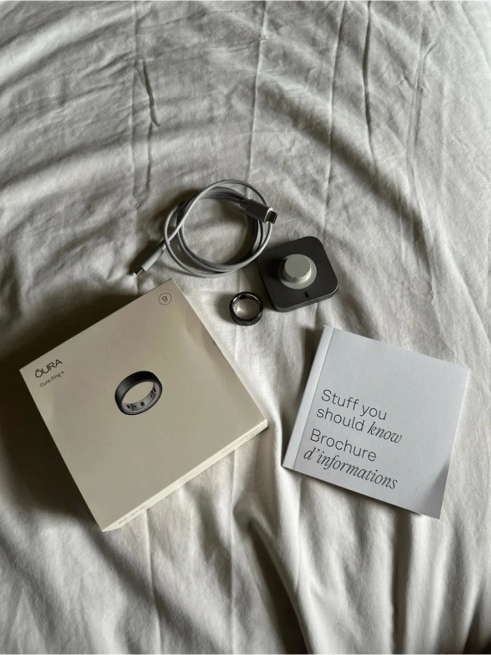 Discrete Black Smart Ring with Activity & Sleep Monitoring